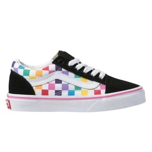 Vans Kids Sneakers - Multicolor Checkered and Black